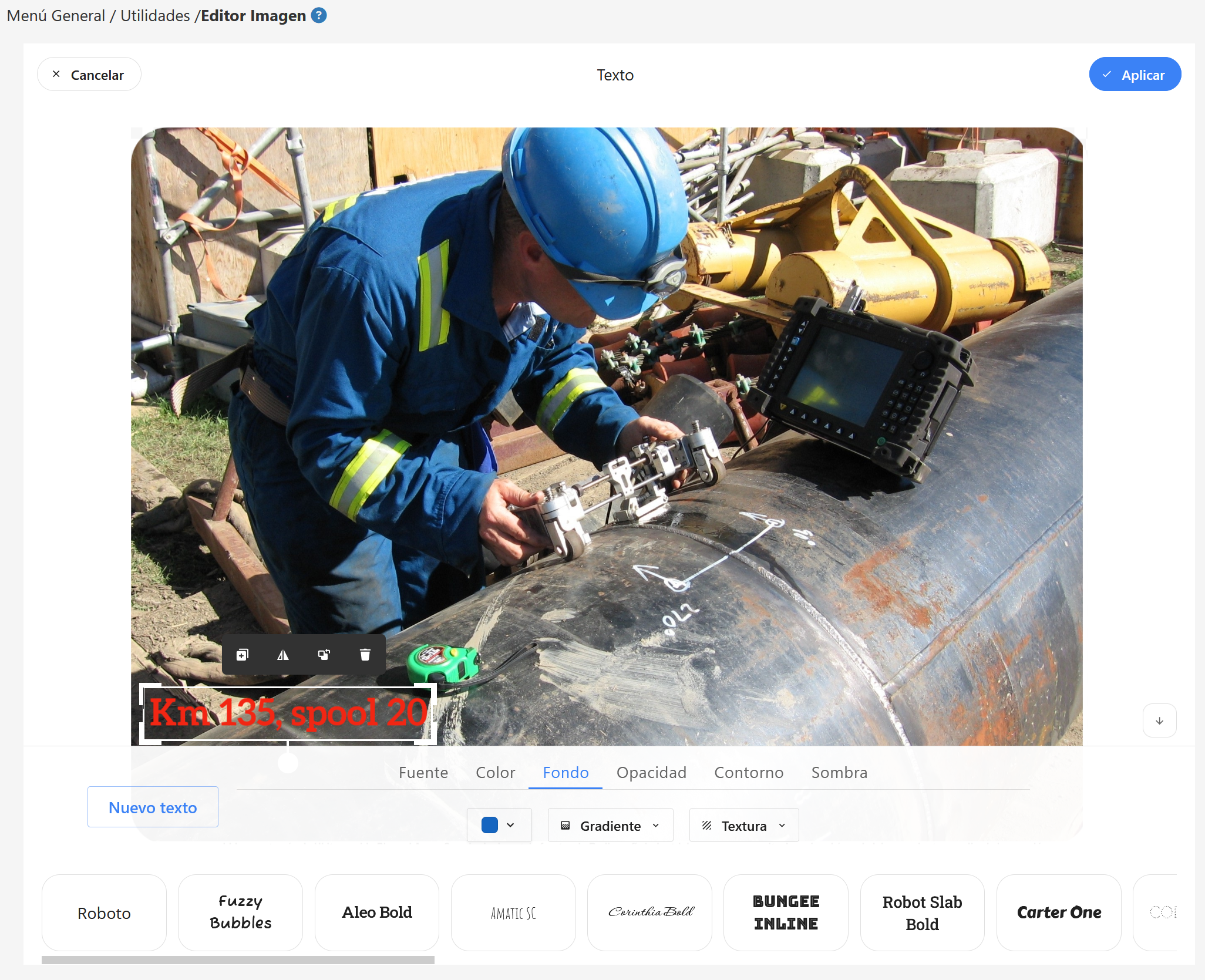 módulo edicion de imágenes